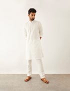 FEZ - KURTA - WHITE view 5