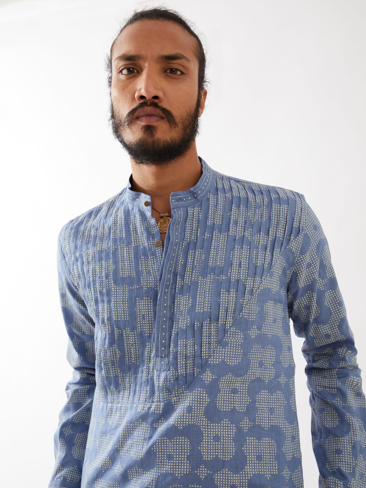 ACE FLORA KURTA SET - BLUE - image 7