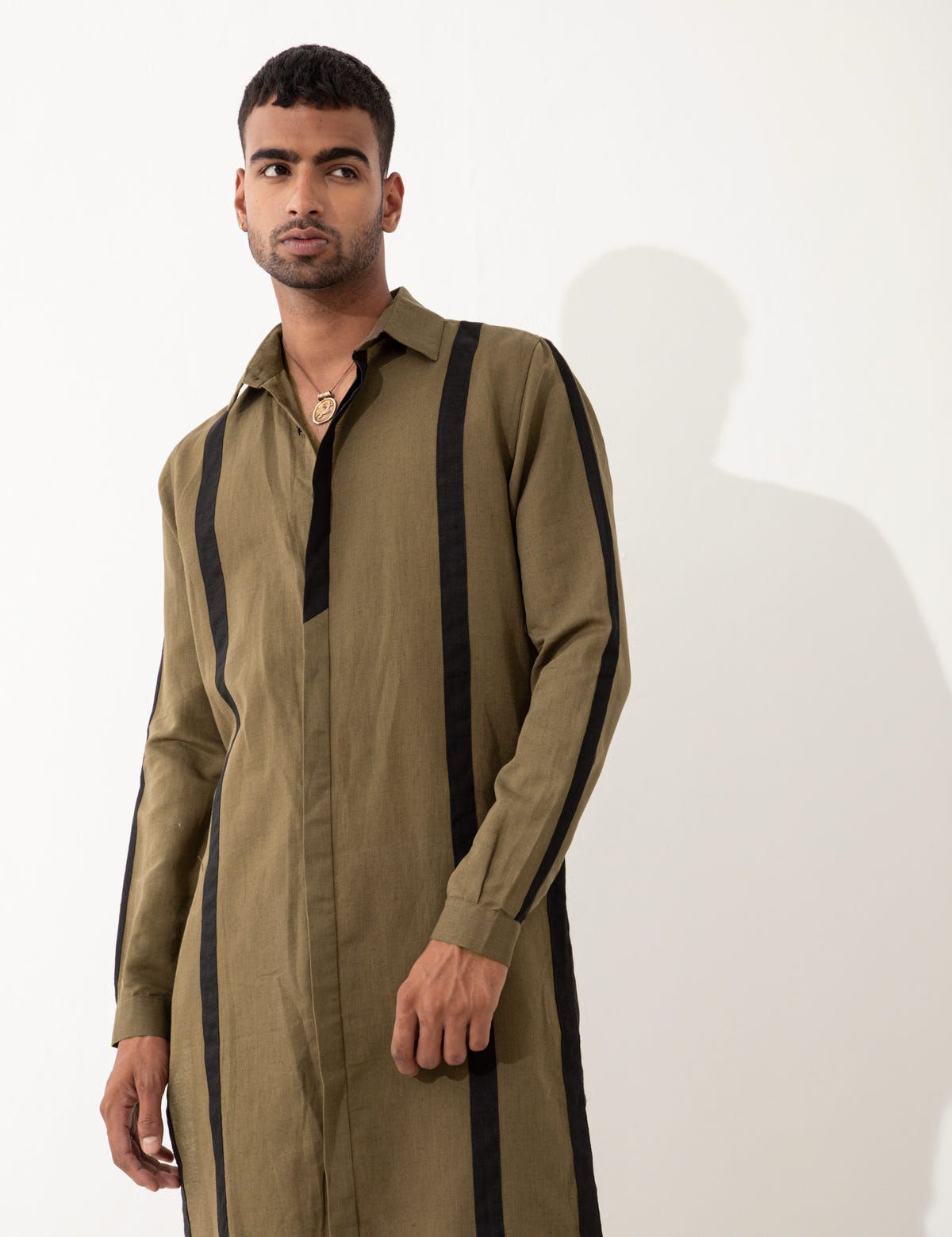 KAIN KURTA - BROWN - image 2