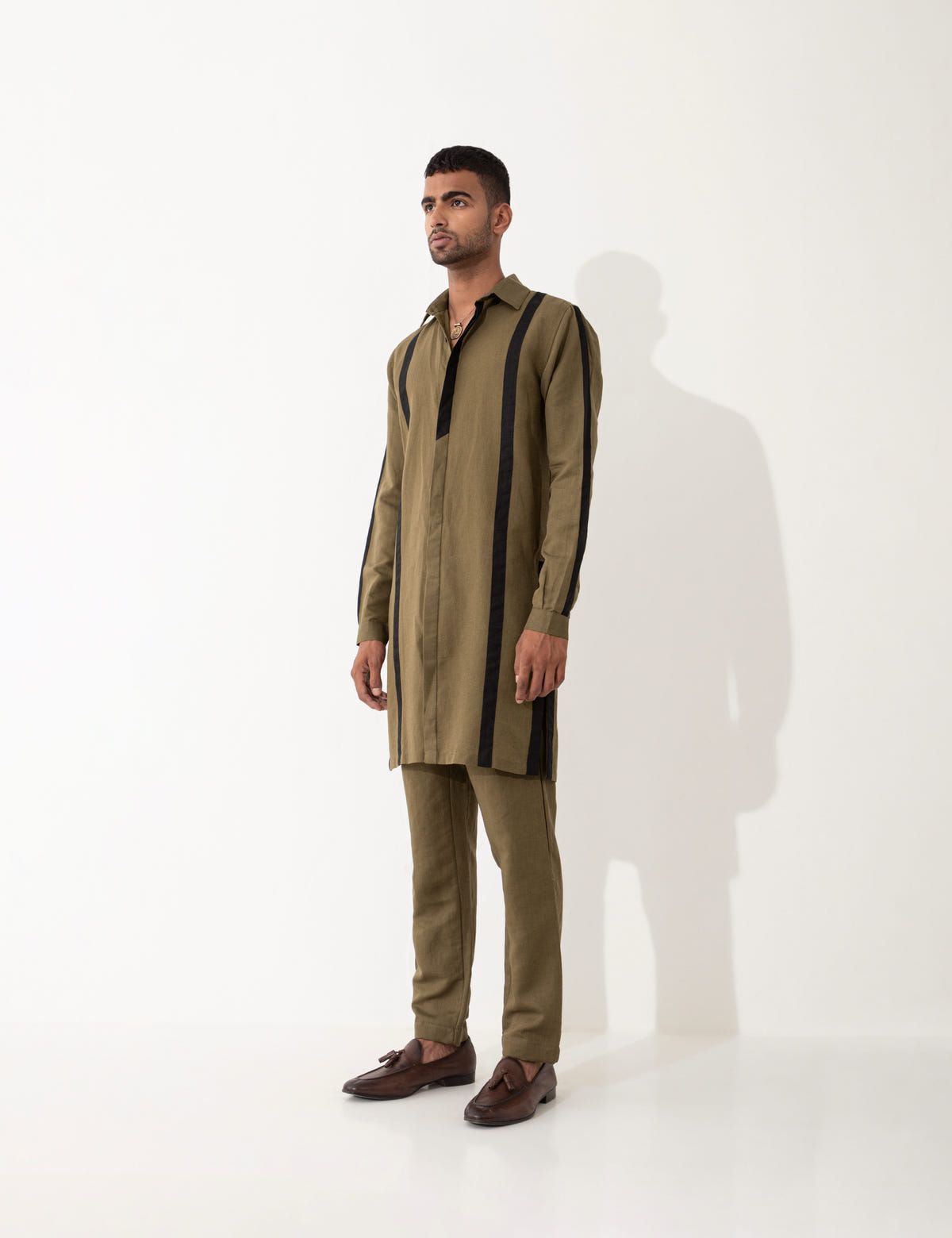 KAIN KURTA - BROWN - image 4