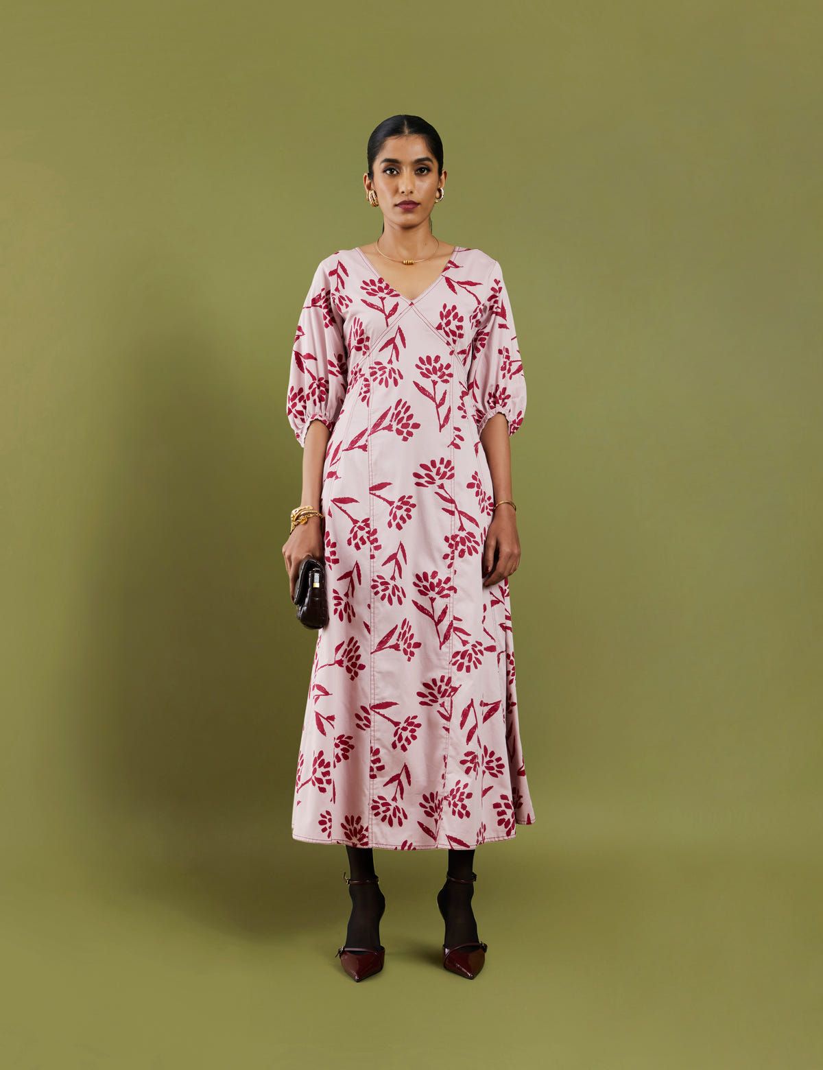 PARADISE DRESS - ROSE - image 1