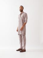 DECLAN BOTANICA KURTA SET - PURPLE view 2