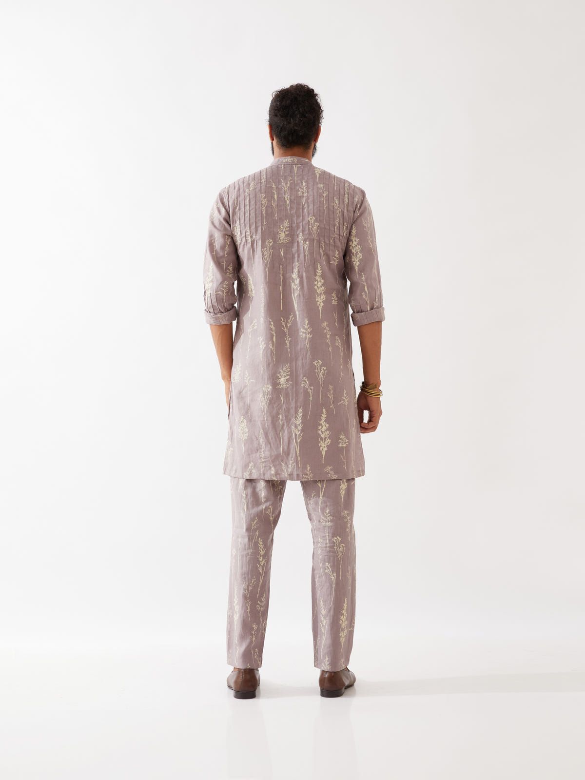 DECLAN BOTANICA KURTA SET - PURPLE - image 3