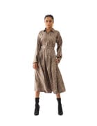 QUINN DRESS - TAUPE view 1