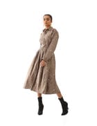 QUINN DRESS - TAUPE view 2