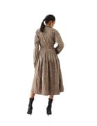 QUINN DRESS - TAUPE view 3