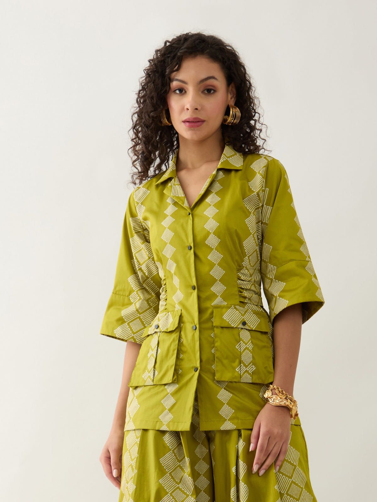 RENE SHIRT - LEAF - image 2