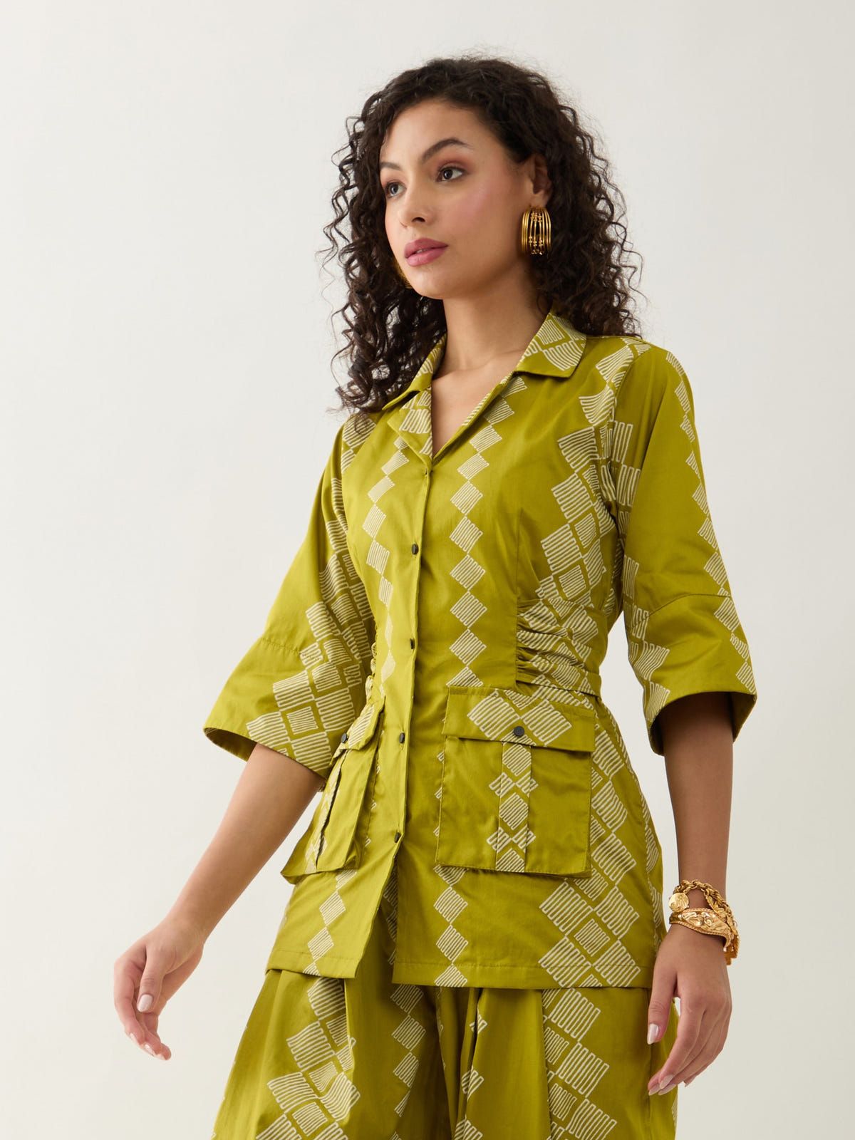 RENE SHIRT - LEAF - image 3