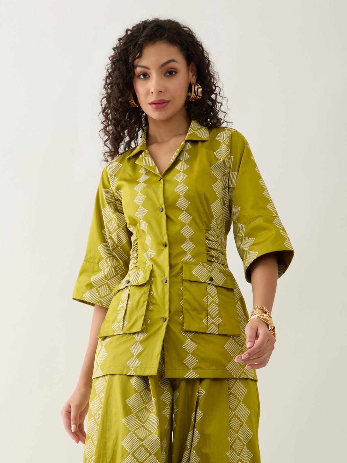 RENE SHIRT - LEAF - image 5