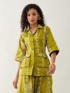 RENE SHIRT - LEAF view 5