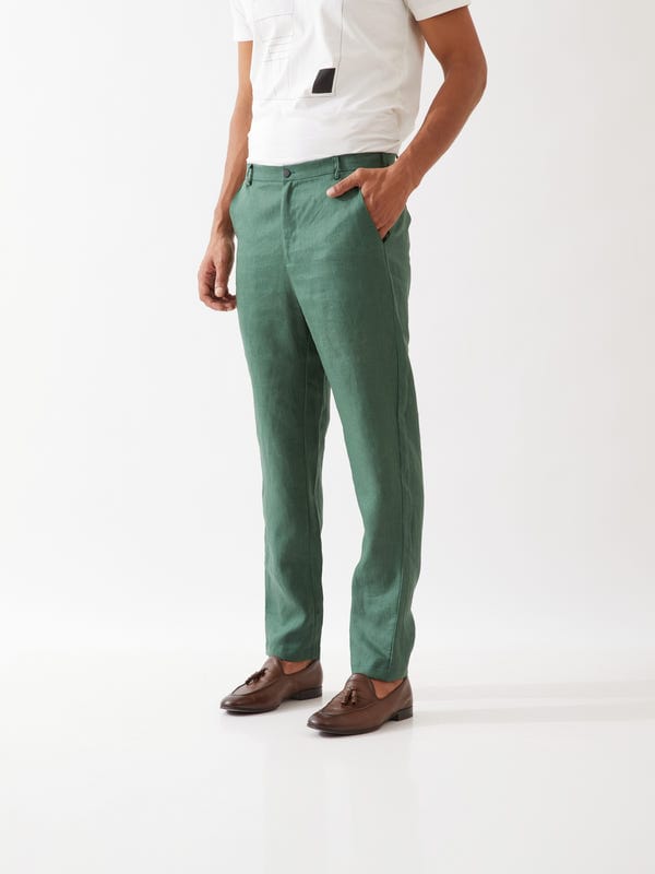 SON OF A NOBLE - SNOB — TOCO- TROUSER - GREEN