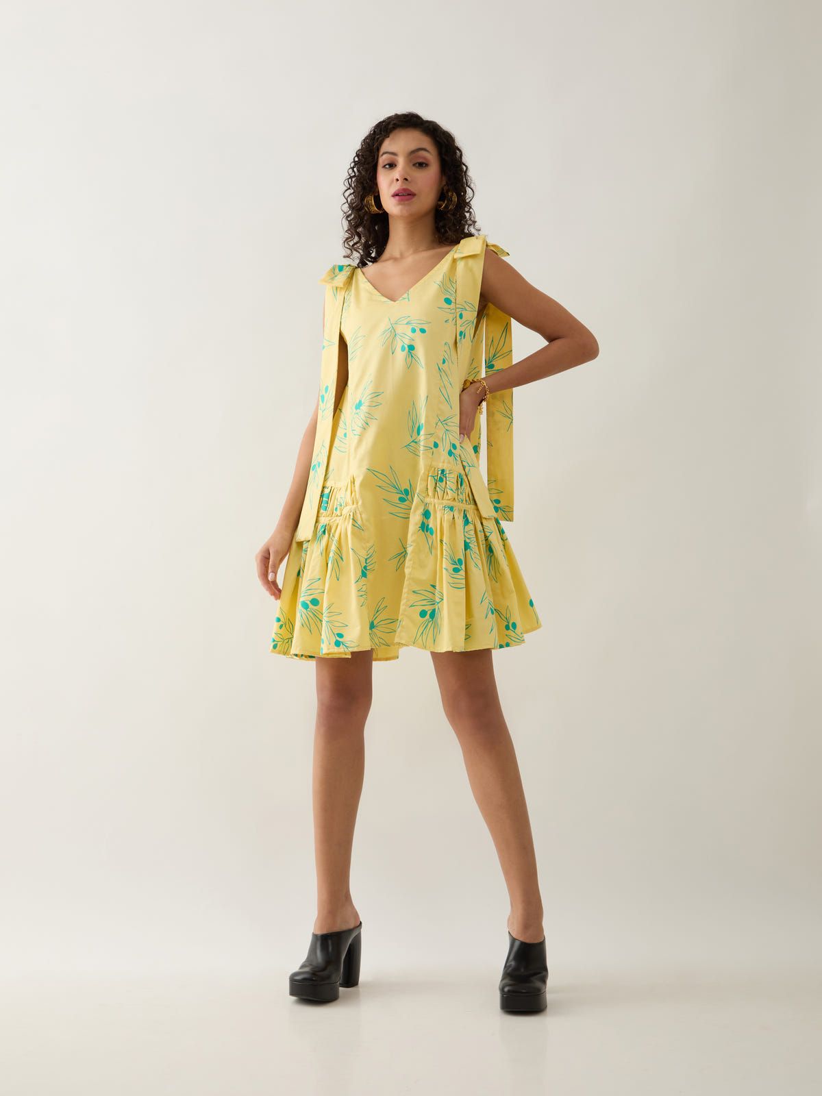 NUBRA DRESS - LEMON - image 5