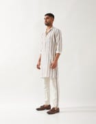 BLAKE CATKIN KURTA - IVORY view 4