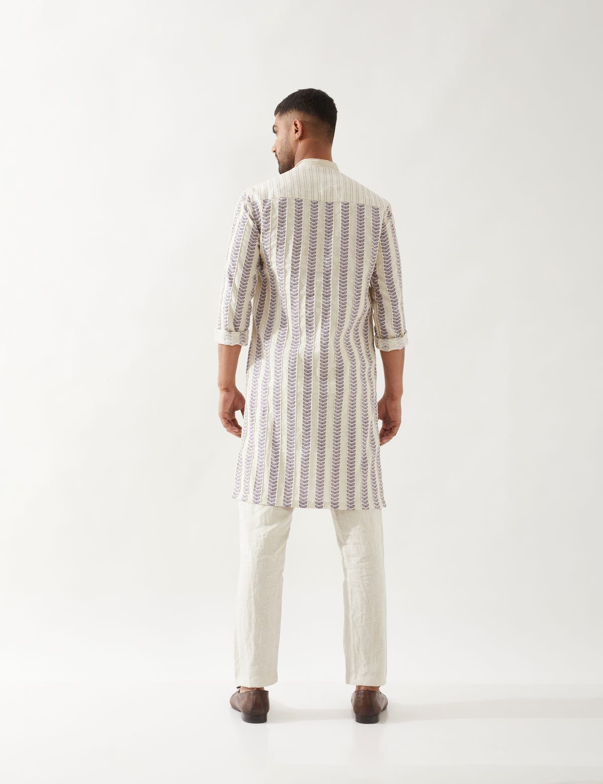 BLAKE CATKIN KURTA - IVORY - image 5
