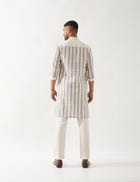 BLAKE CATKIN KURTA - IVORY view 5