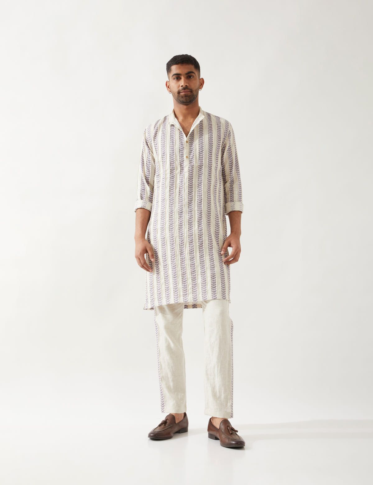 BLAKE CATKIN KURTA - IVORY - image 7