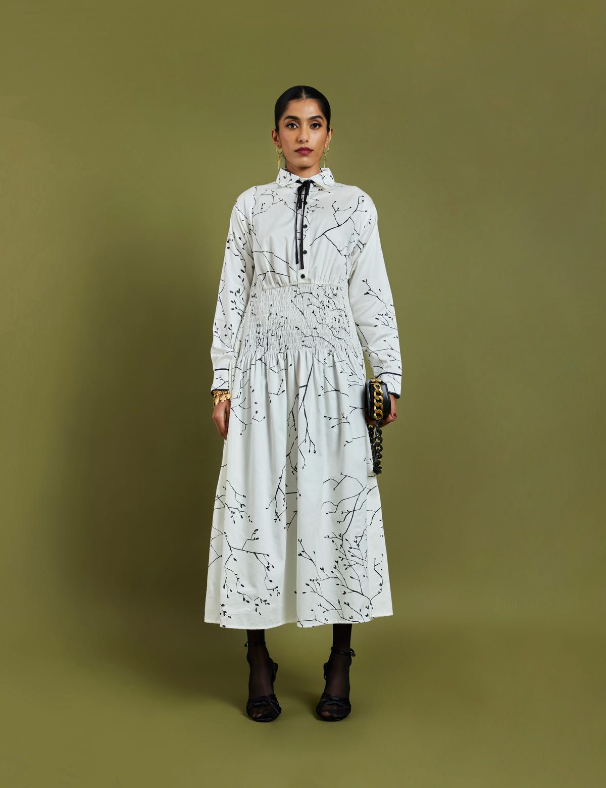 VARI DRESS - OFF WHITE - image 1