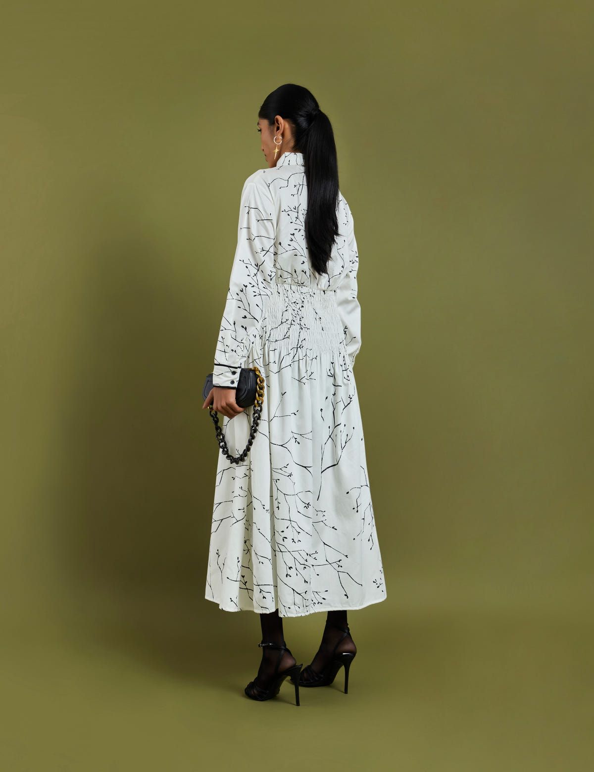 VARI DRESS - OFF WHITE - image 3