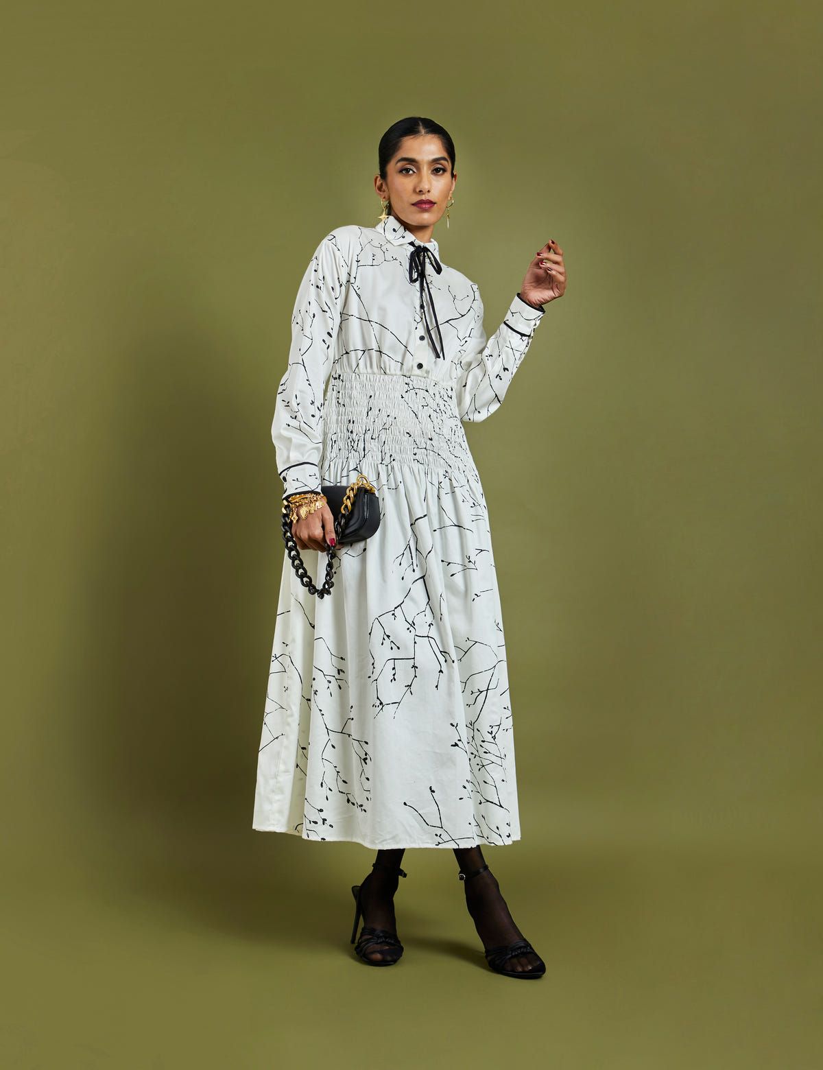 VARI DRESS - OFF WHITE - image 6