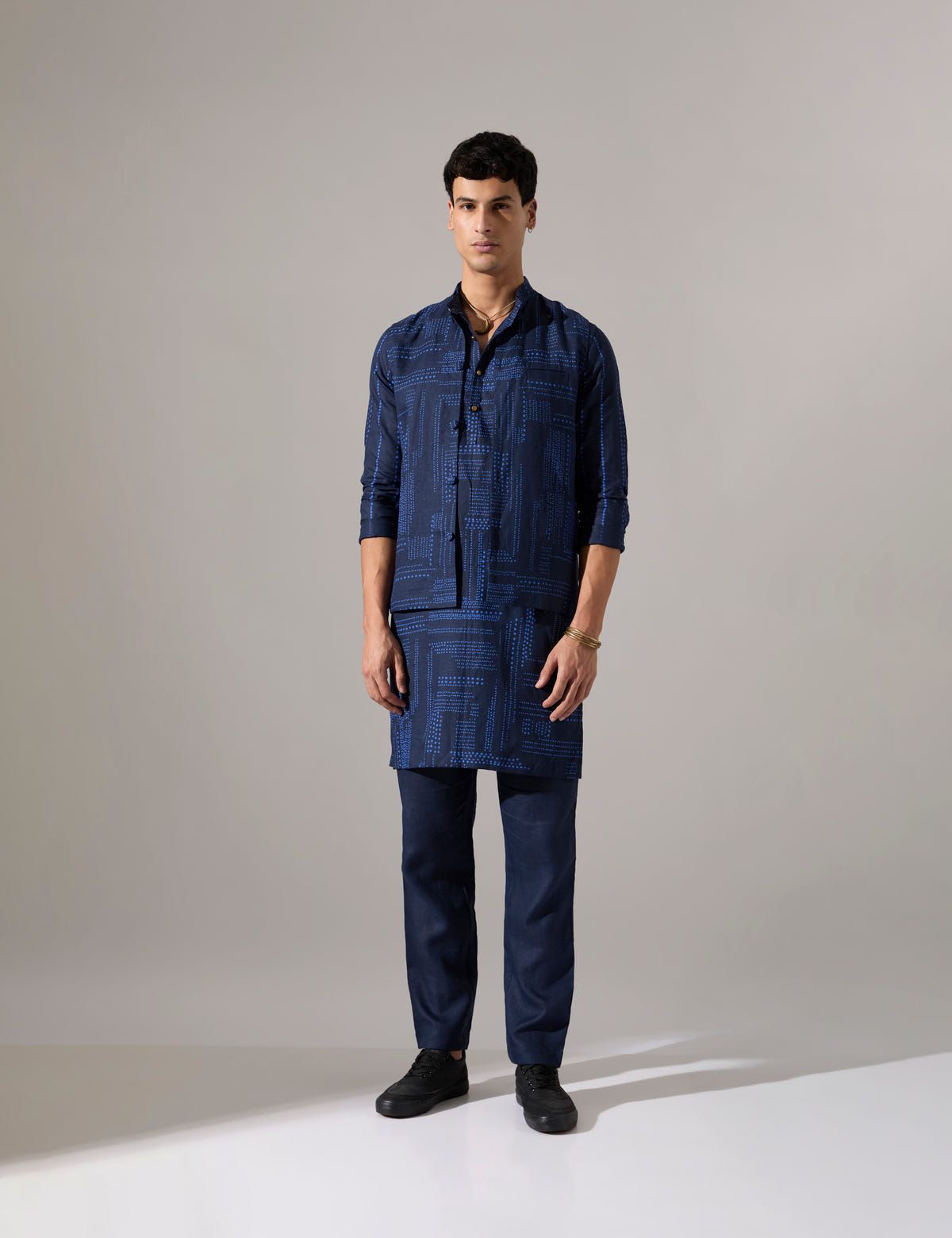 Cameron dots Bandi - Navy - image 1