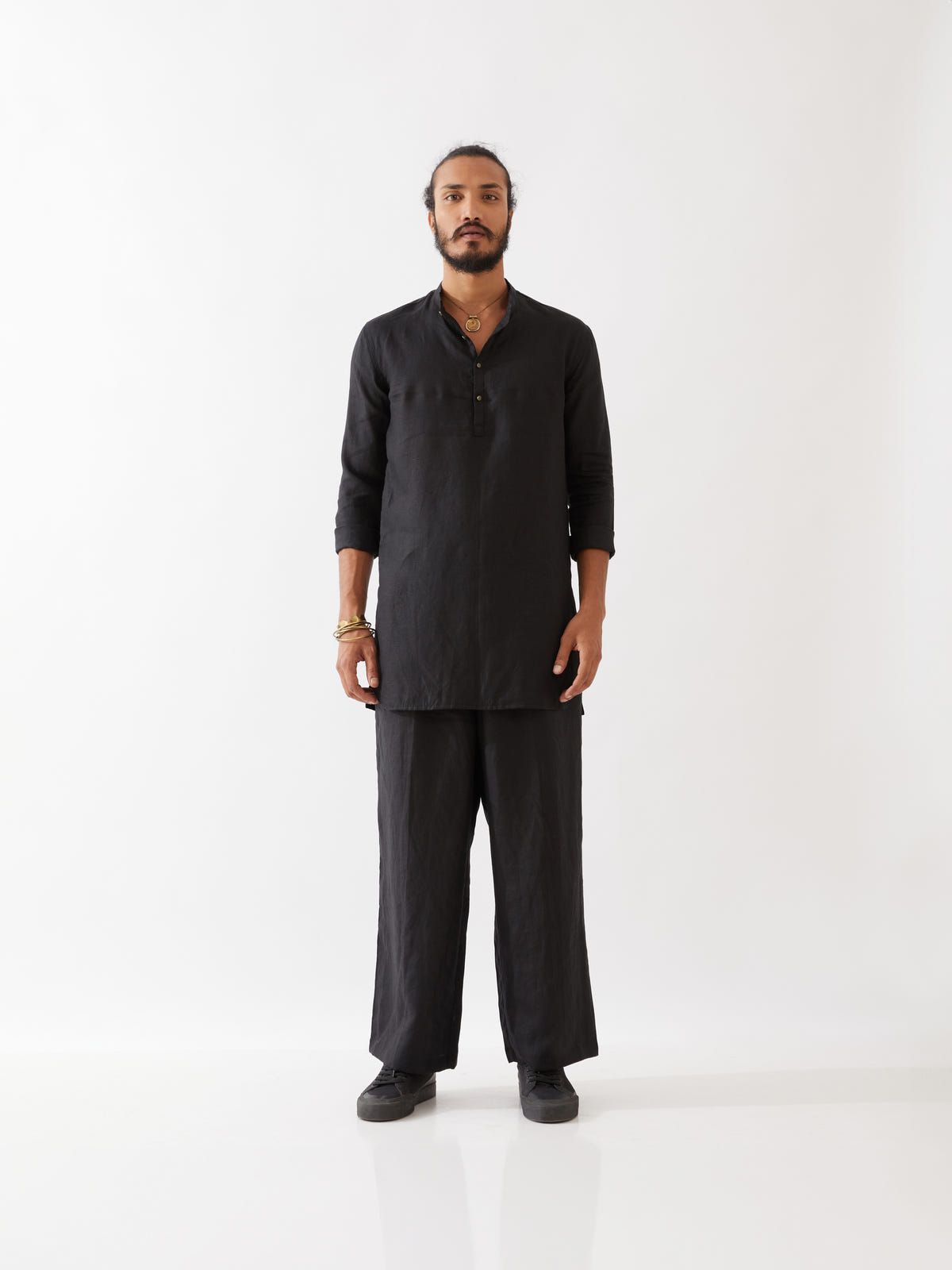 FINN KURTA SET - BLACK - image 2