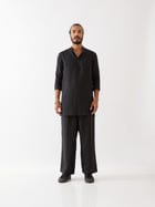 FINN KURTA SET - BLACK view 2