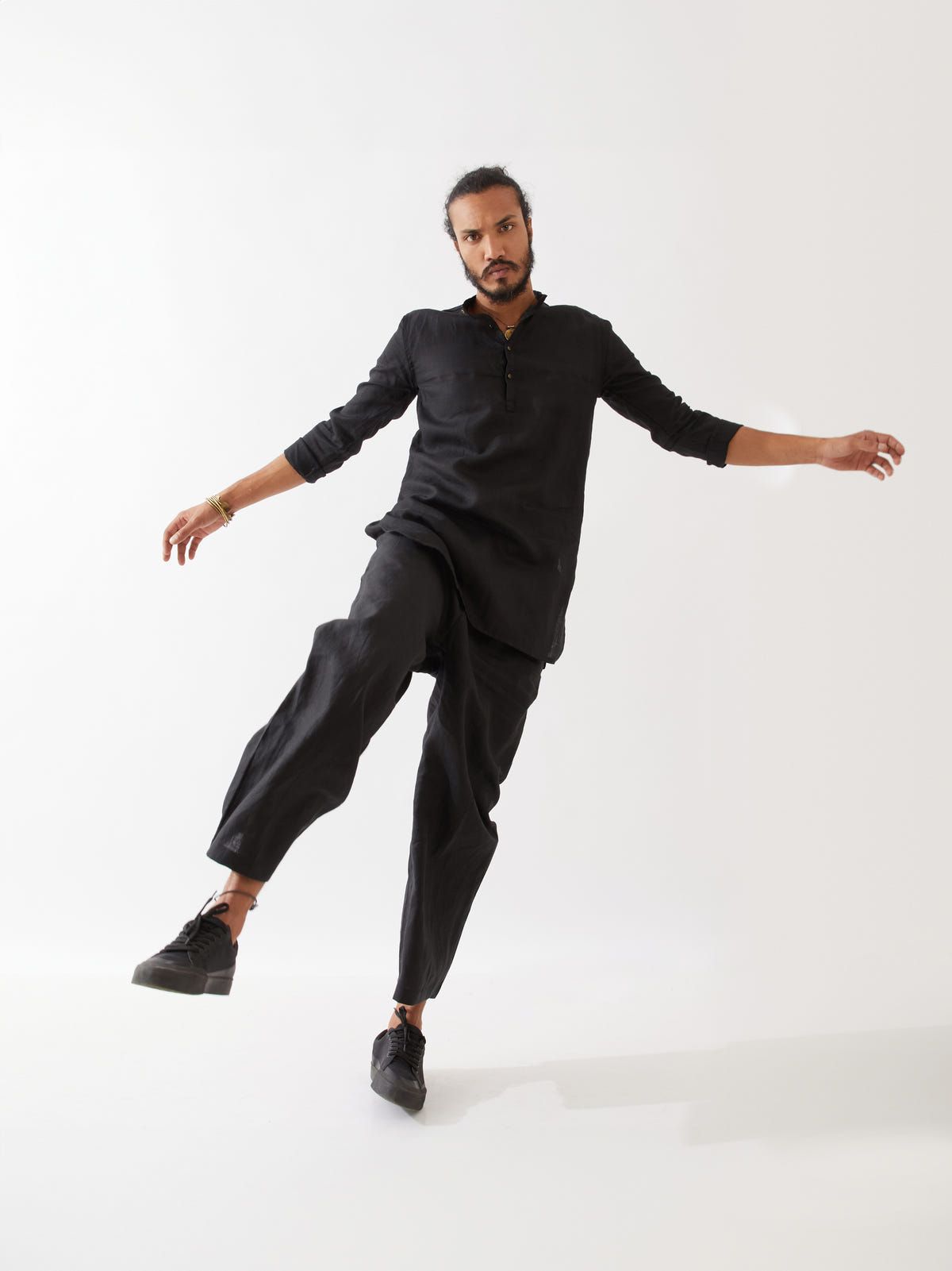 FINN KURTA SET - BLACK - image 6