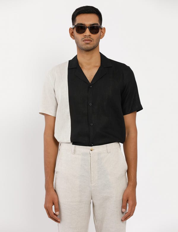SON OF A NOBLE - SNOB — HELIX SHIRT - BLACK