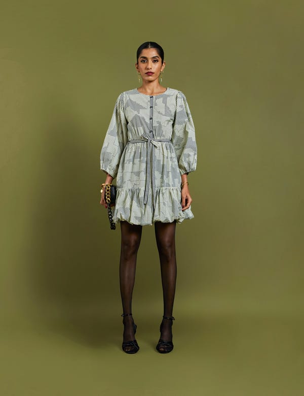 SON OF A NOBLE - SNOB — MONA DRESS - BROKEN LINES
