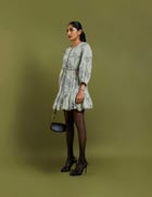 MONA DRESS - BROKEN LINES view 2