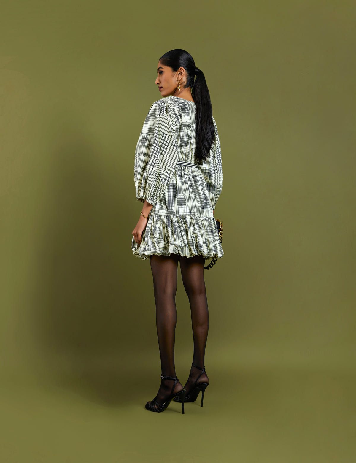 MONA DRESS - BROKEN LINES - image 3