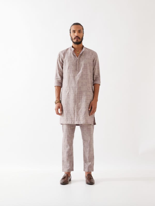 SON OF A NOBLE - SNOB — LUKA DOMINOS KURTA - PURPLE