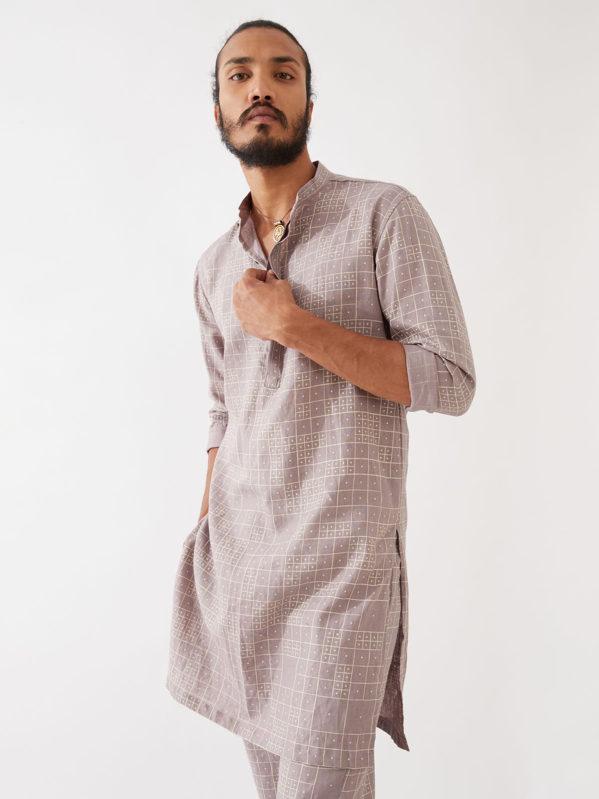 LUKA DOMINOS KURTA - PURPLE - image 5