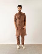 AAKI KURTA SET - BROWN view 2