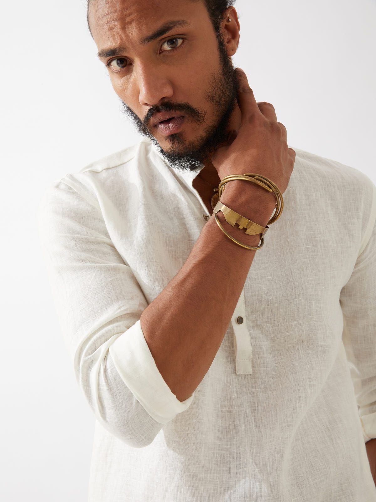 FINN KURTA SET - WHITE - image 4