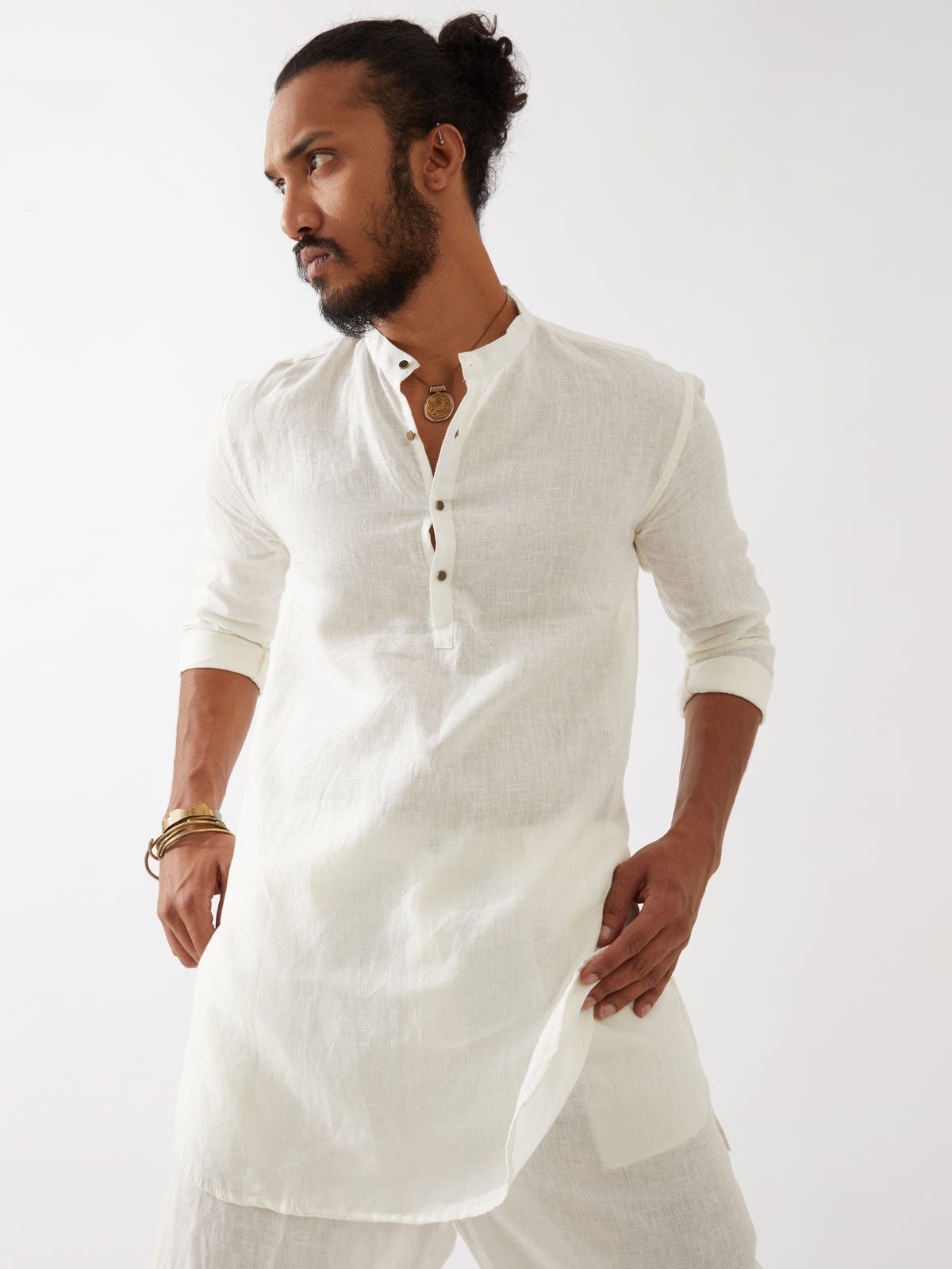 FINN KURTA SET - WHITE - image 5