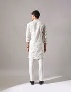 Elliot Plus Minus Kurta Set - White view 4