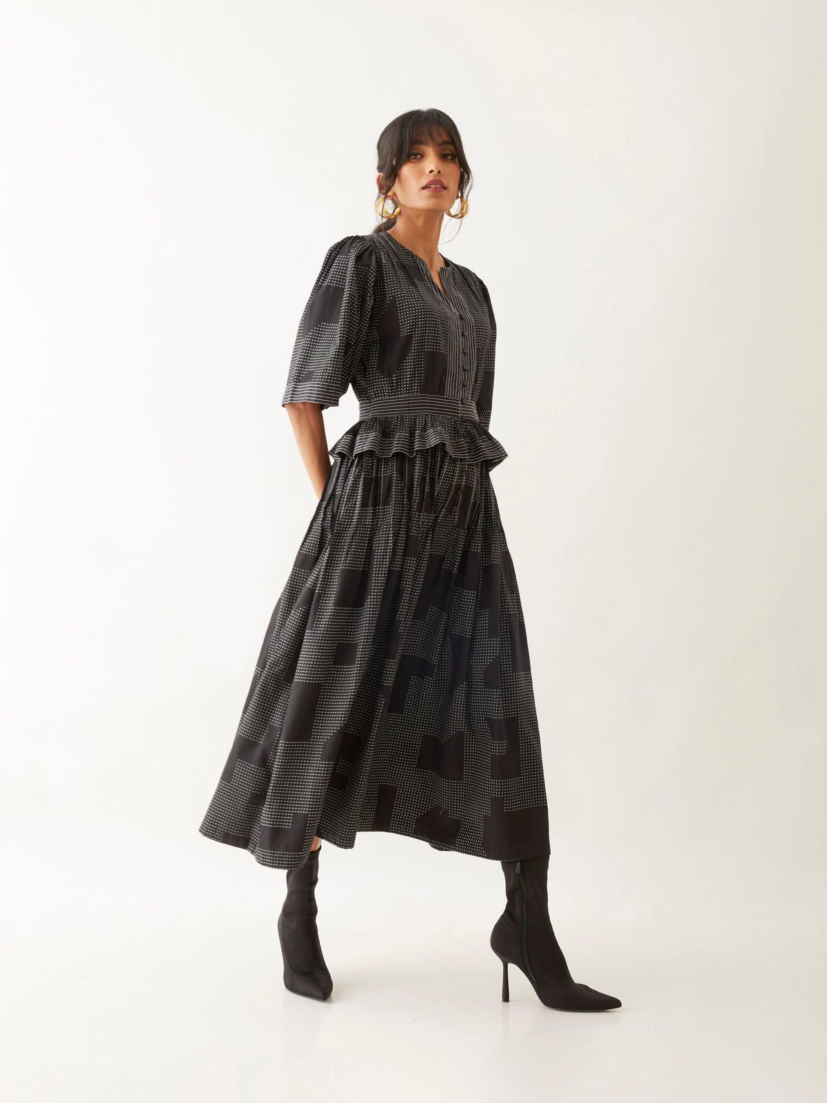JOY DRESS - BLACK - image 2