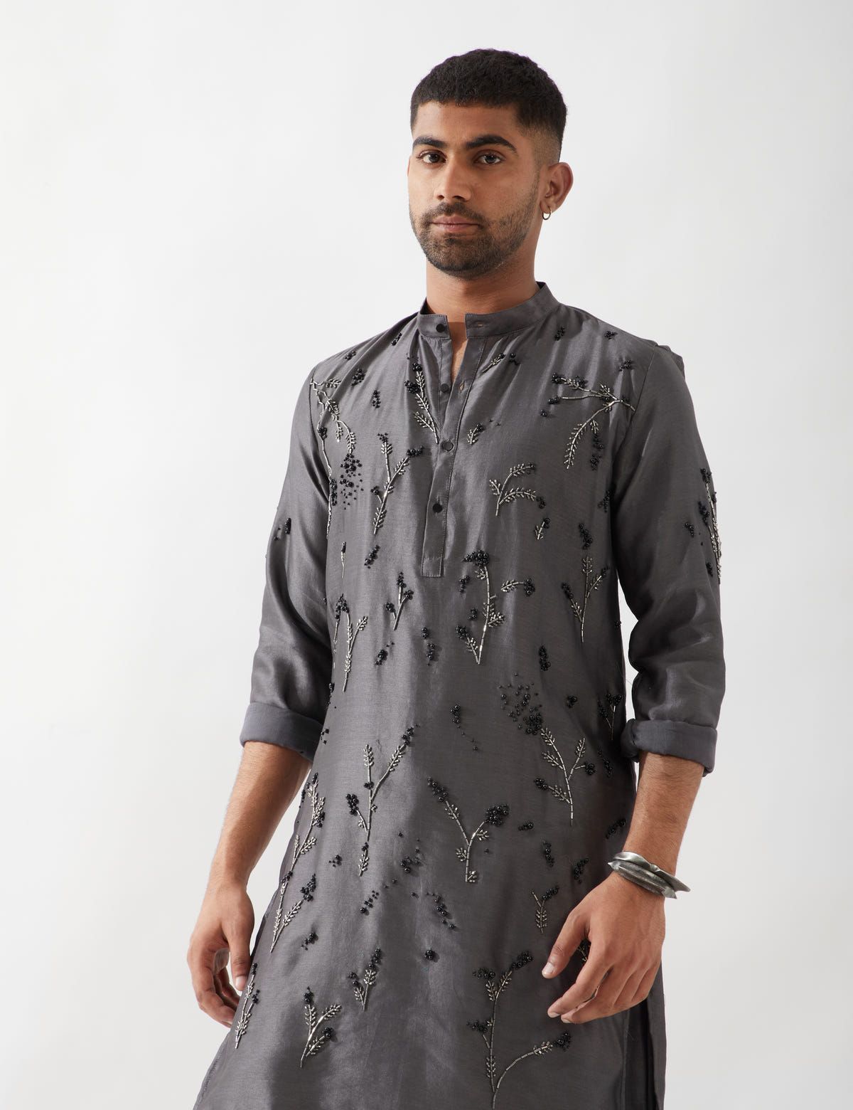 THEO KURTA SET - GREY - image 2