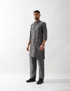 THEO KURTA SET - GREY view 3