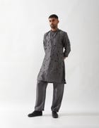THEO KURTA SET - GREY view 5