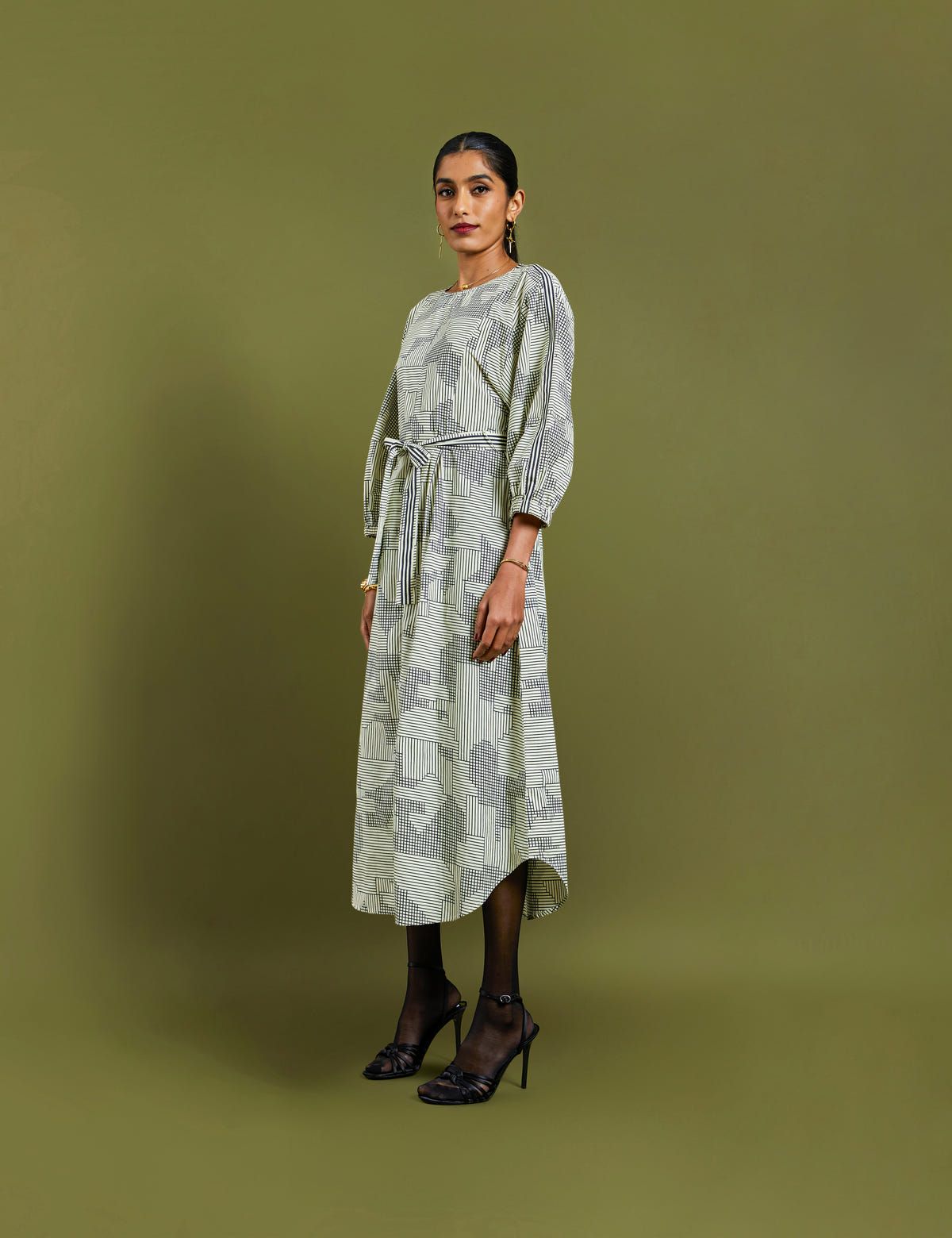 CASA DRESS - BROKEN LINES - image 2