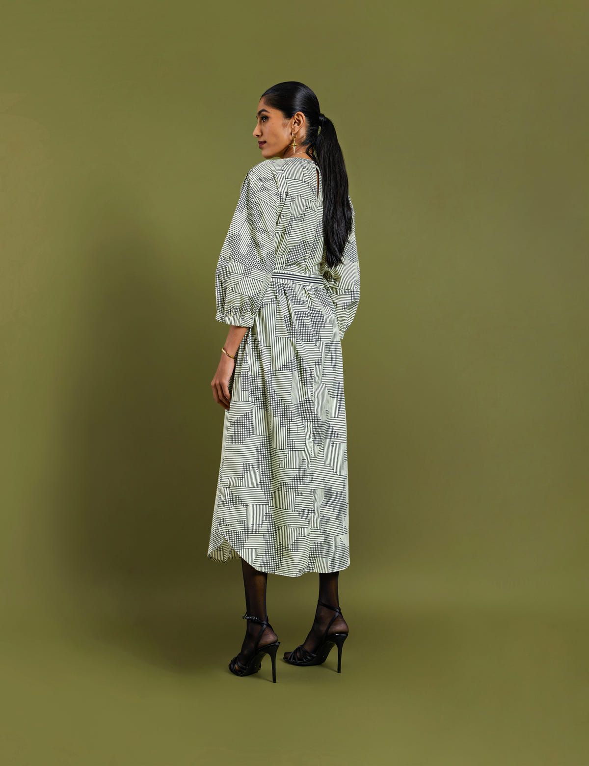 CASA DRESS - BROKEN LINES - image 3