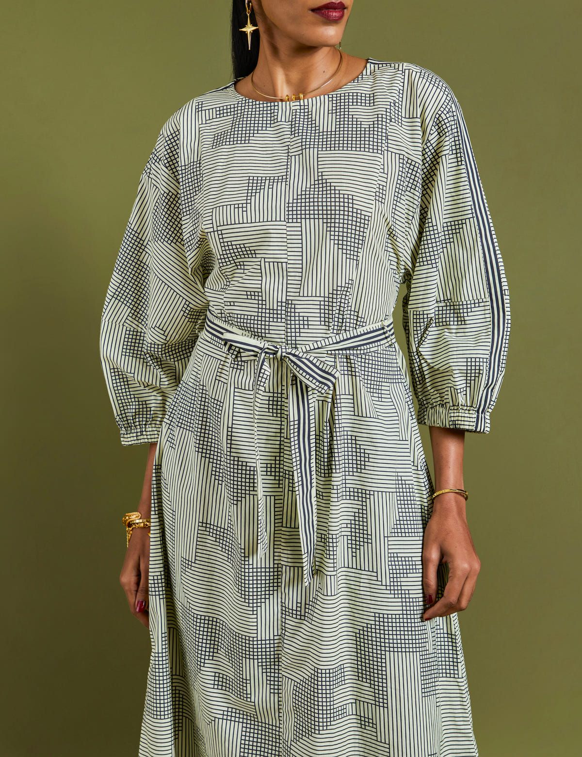 CASA DRESS - BROKEN LINES - image 4