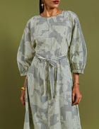 CASA DRESS - BROKEN LINES view 4