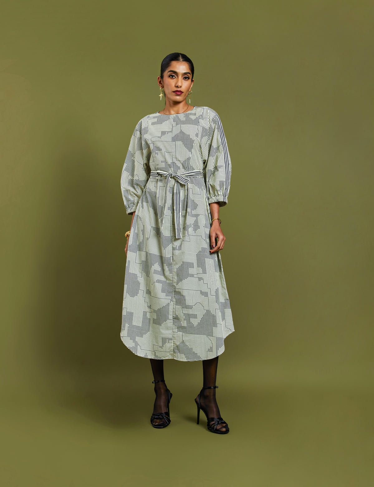 CASA DRESS - BROKEN LINES - image 5