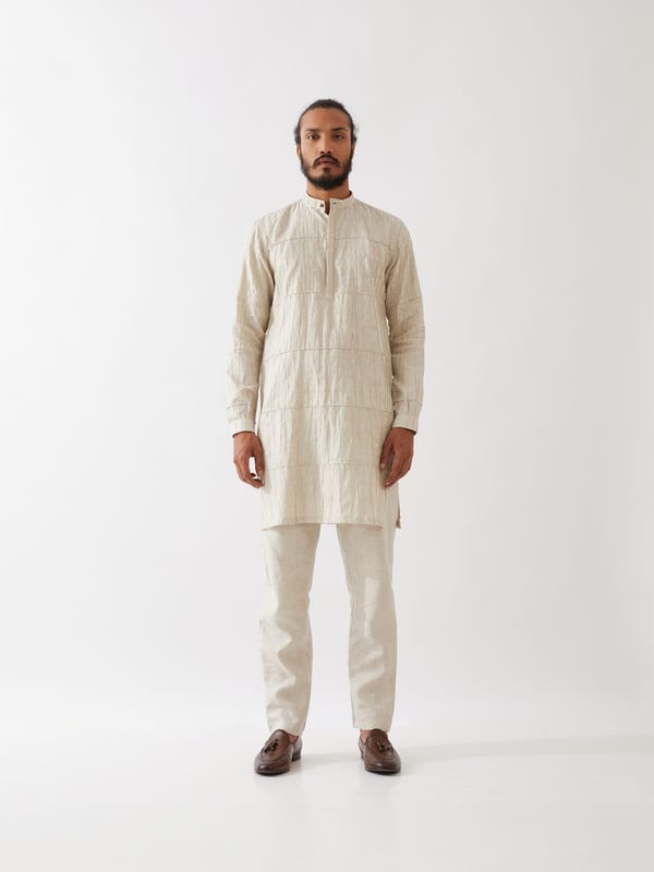 SON OF A NOBLE - SNOB — MATEO KURTA SET - IVORY
