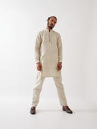 MATEO KURTA SET - IVORY view 6