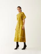 MAINE DRESS - GOLD view 3