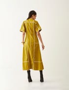 MAINE DRESS - GOLD view 4